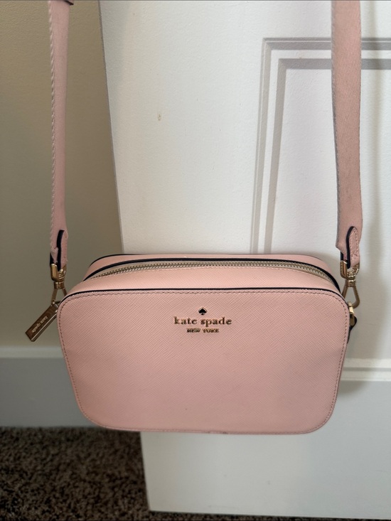 kate spade Handbags - kate spade Pale Pink Saffiano Crossbody Bag